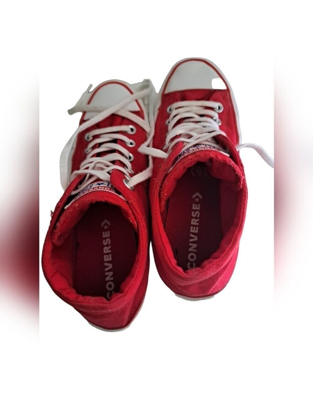 Converse Chuck Taylor All Star Madison Mid Top Sneakers shoes red canvas comfy 9 - Picture 7 of 12